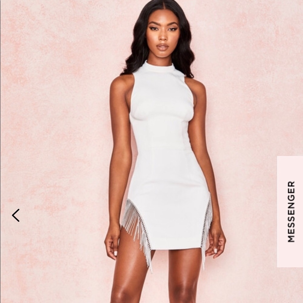 Charlize white HouseOfCB Dress